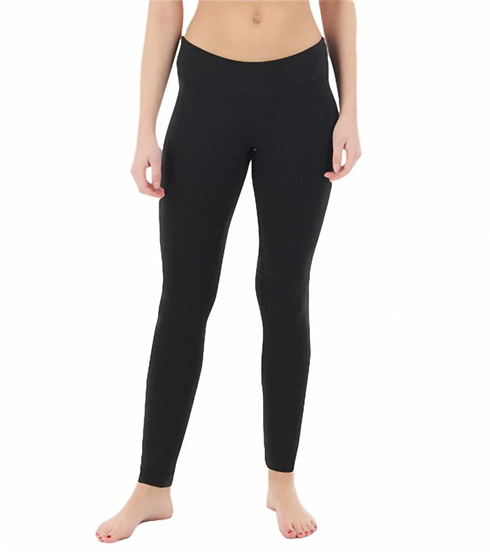 Beyond Yoga Quilted Side Panel Long Legging Black / XS