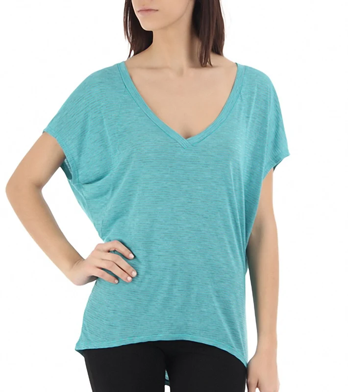 Beyond Yoga Women's Raglan Trapeze Top Electric Teal / L