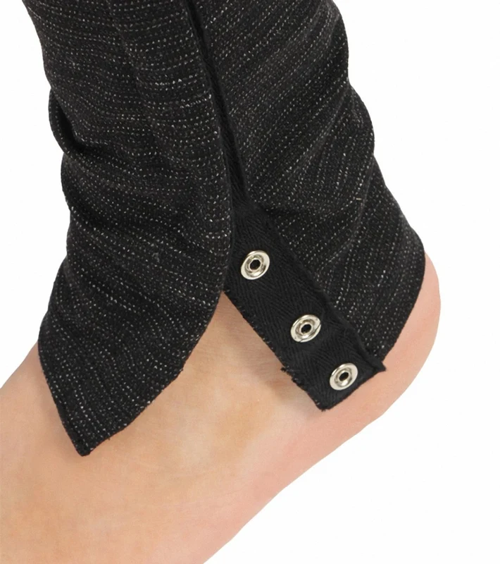 Beyond Yoga Pique Snap Legging Dark Heather Gray / L