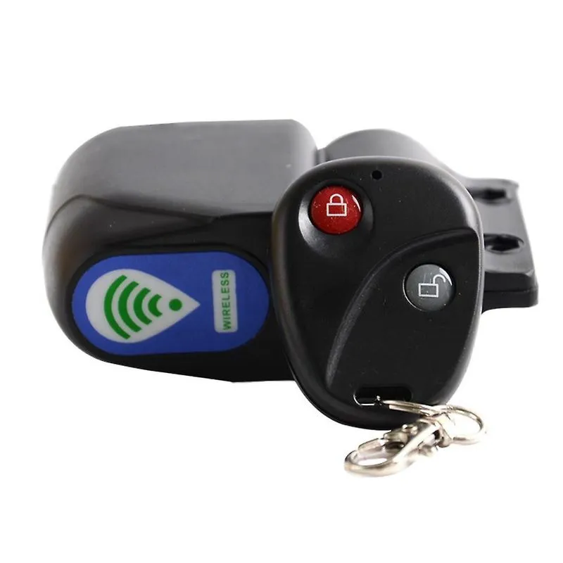 Alarme Remoto De Bicicleta, Alarme Anti-roubo Com Controle R