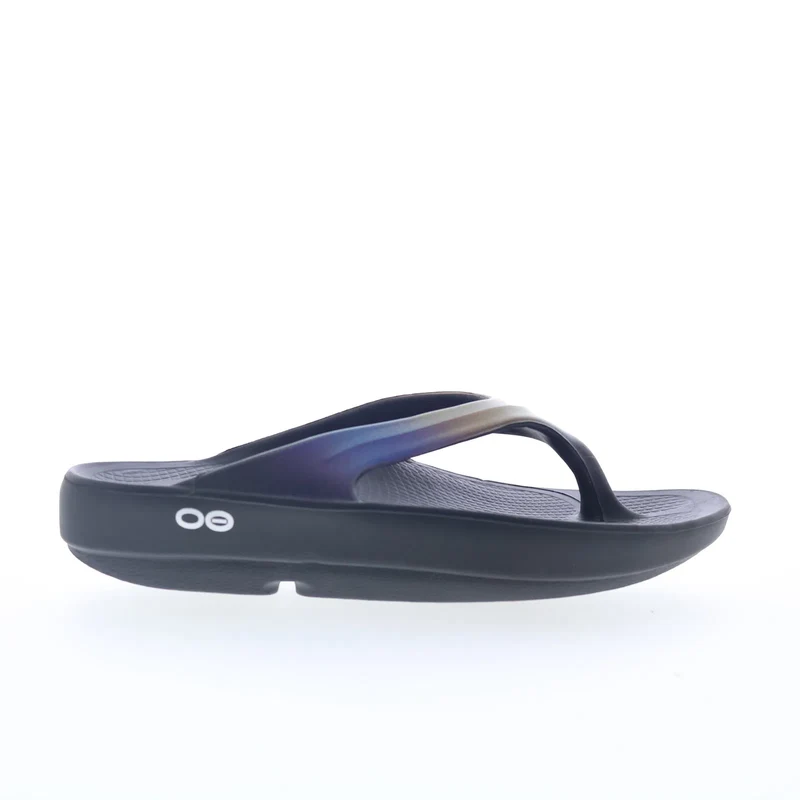 Oofos Oolala 1401 Womens Purple Synthetic Slip On Flip-Flops Sandals Shoes 5