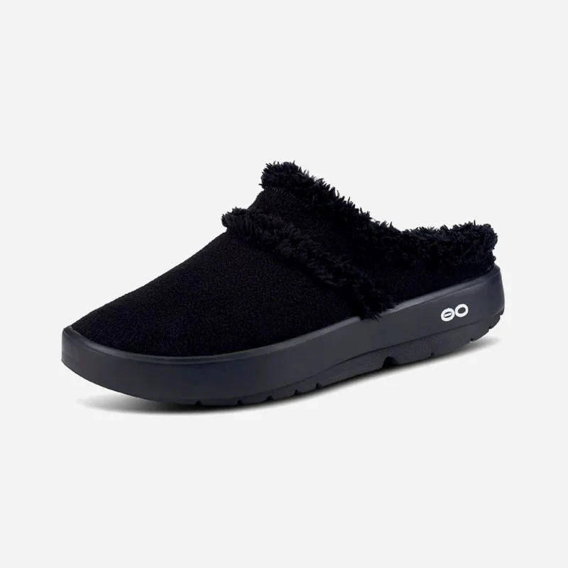 Oofos Oocoozie Black / 9 / Wide