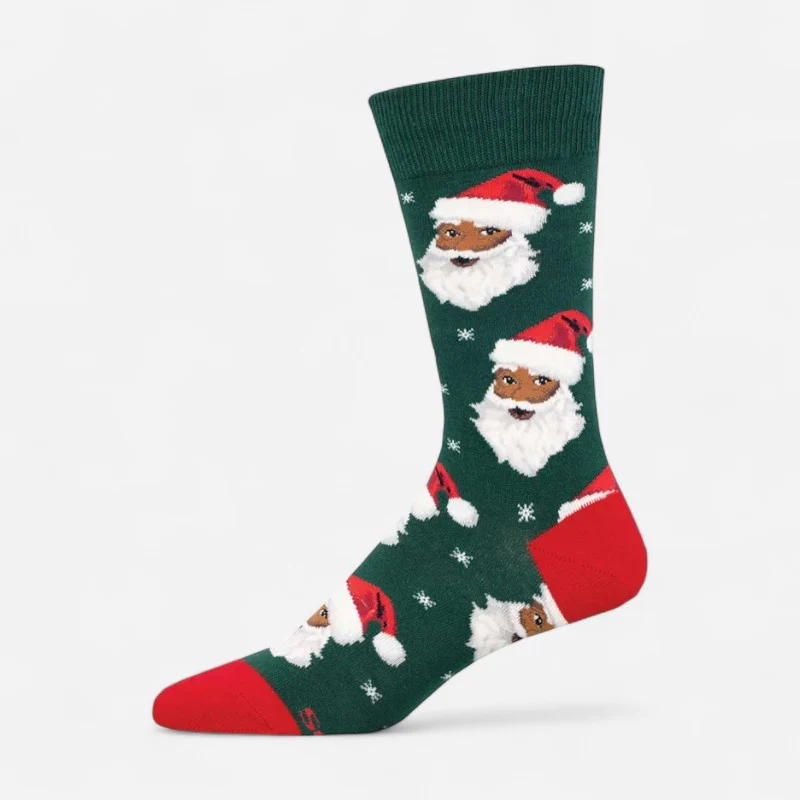Socksmith Men's Santa Black / OS / Medium