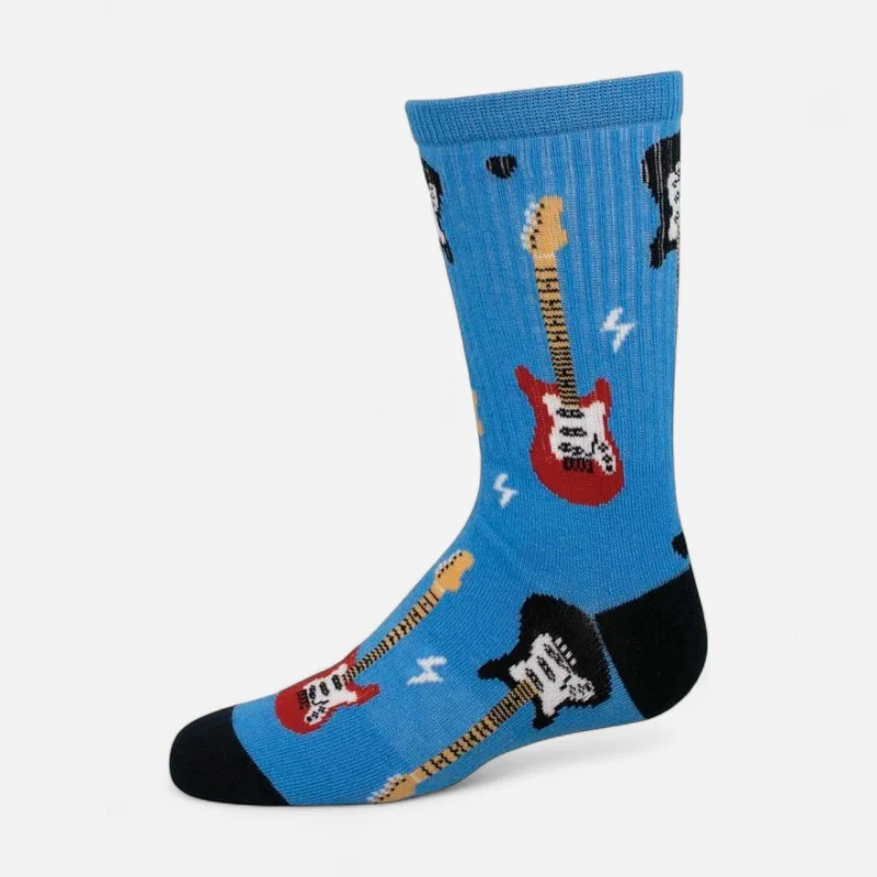Socksmith Active Youth Guitar Shredder Blue / 7/10 / Medium