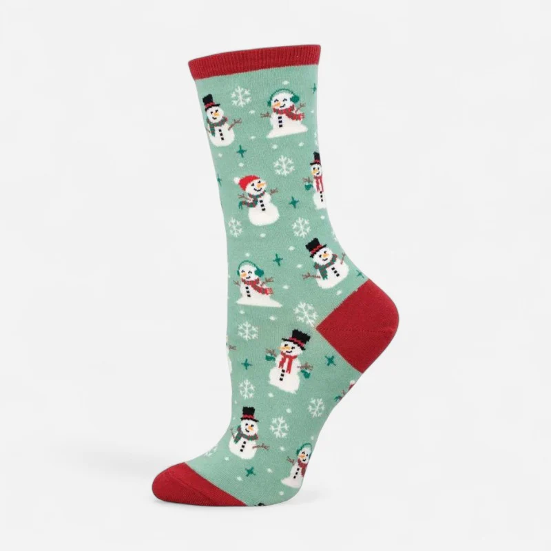 Socksmith Winter Snowman Mint / OS / Medium