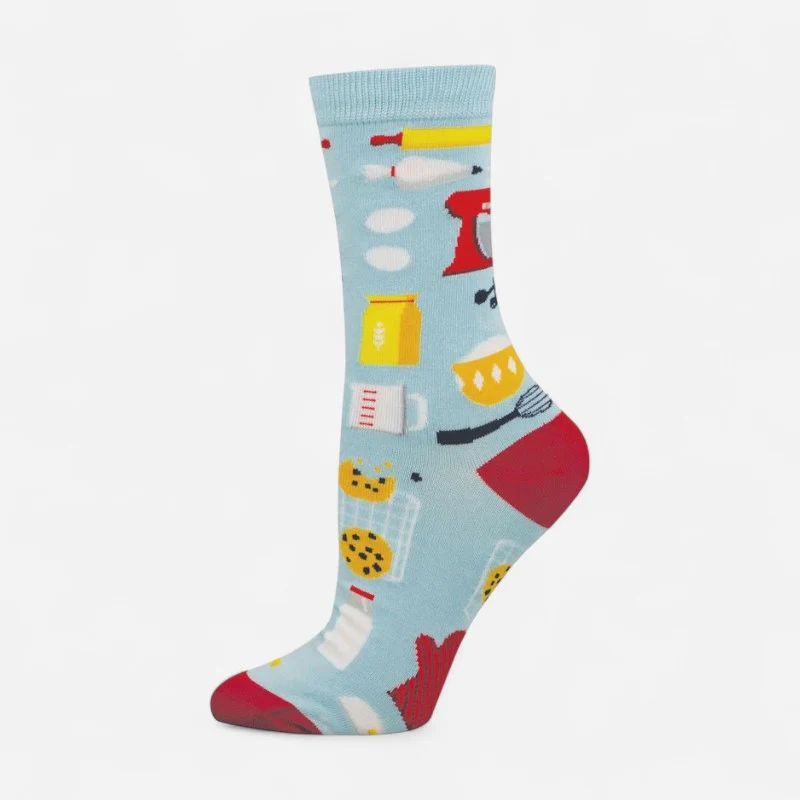 Socksmith Bamboo Bake It Til You Make It Blue / OS / Medium