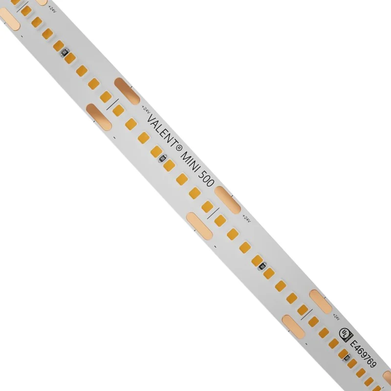 Diode LED VALENT® Mini 10mm LED Tape Light, 24V, 2400K–5000K 16ft / 3500K Neutral White