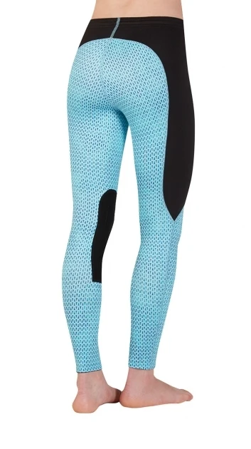 Kerrits Kids Performance Tights Bluestone Carrot Field / Small