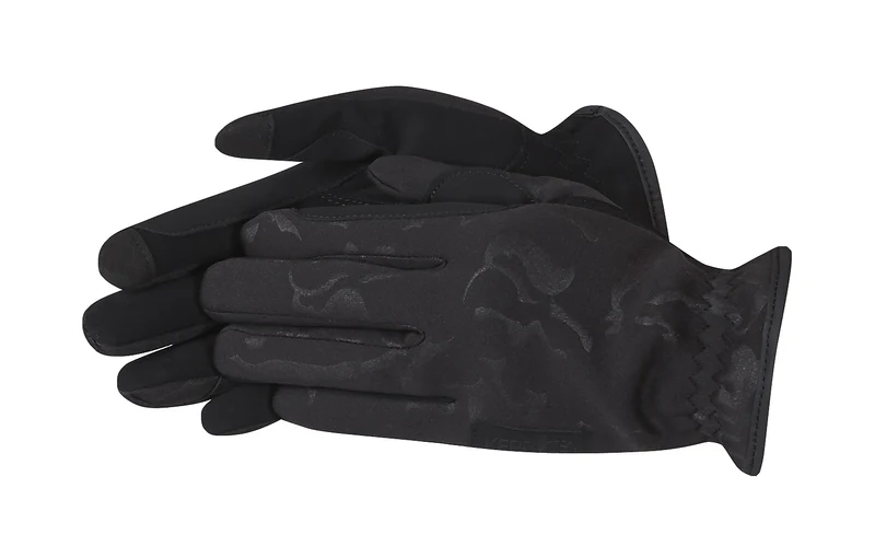 Kerrit Ladies Flex Fleece Glove Black Embossed / X-Large