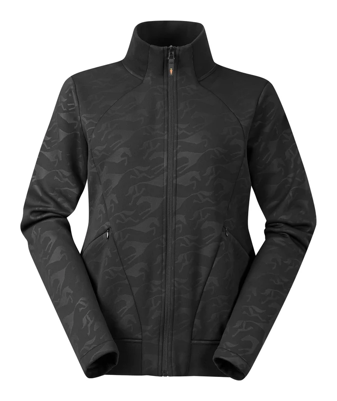 Kerrits Ladies Warm Up Fleece Jacket Black / 1X-Large