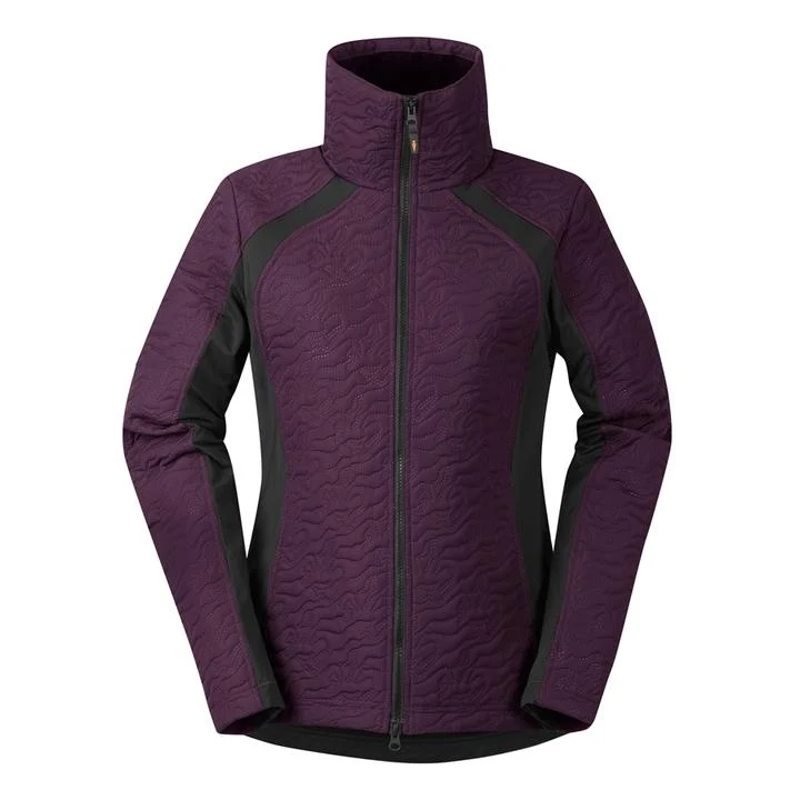 Kerrits Ladies Unbridled Horse Quilted Jacket Boysenberry / 2X-Large
