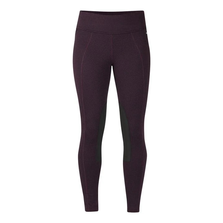 Kerrits Ladies Fleece Lite Riding Tights Boysenberry / X-Small