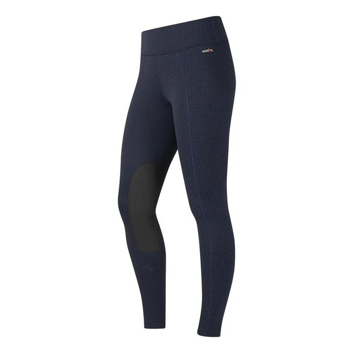 Kerrits Ladies Fleece Lite Riding Tights Navy / 1X-Large