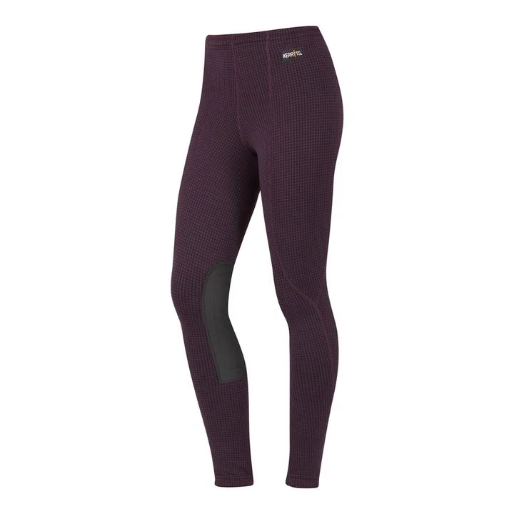 Kerrits Kids Fleece Lite Riding Tights Boysenberry / X-Small