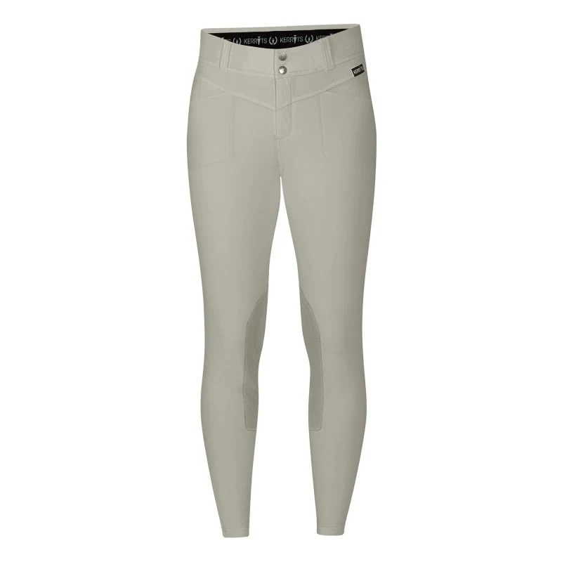 Kerrits Ladies Cross-Over II Knee Patch Breeches Sand / X-Large