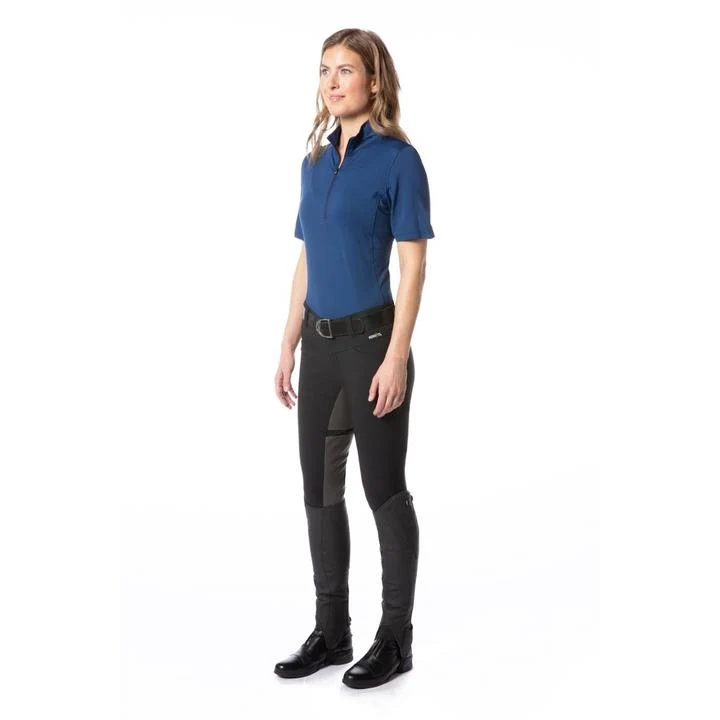 Kerrits Ladies Cross-Over II Full Seat Breeches Black / X-Small