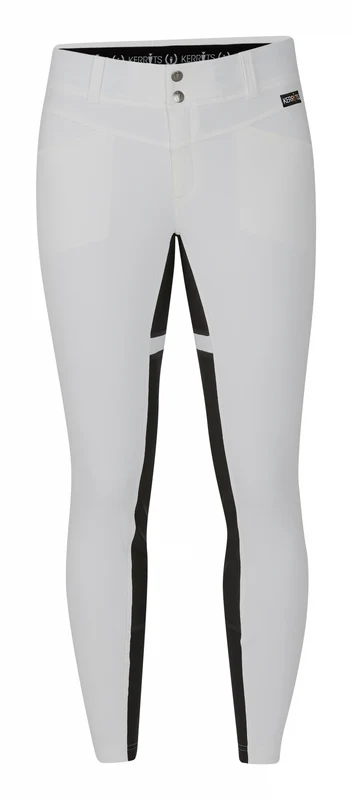 Kerrits Ladies Cross-Over II Full Seat Breeches White / X-Small