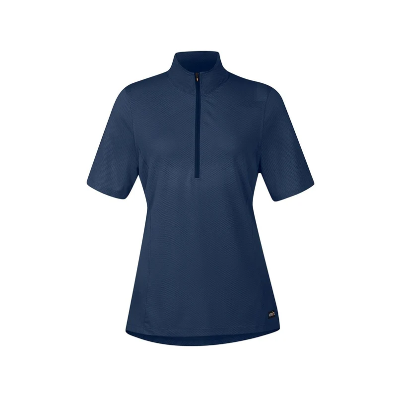 Kerrits Ladies Ice Fil Lite Short Sleeve Riding Shirt Navy / Large