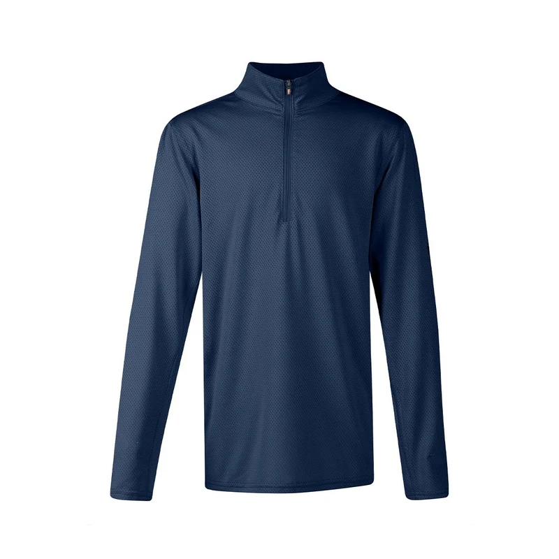 Kerrits Kids Ice Fil Lite Long Sleeve Riding Shirt Navy / X-Large