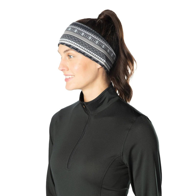 Kerrits Fair Isle Fleece Headband Black / One Size
