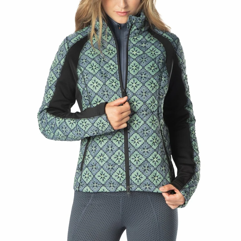 Kerrits Ladies Ride Lite Quilted Jacket Fern Horse / Medium