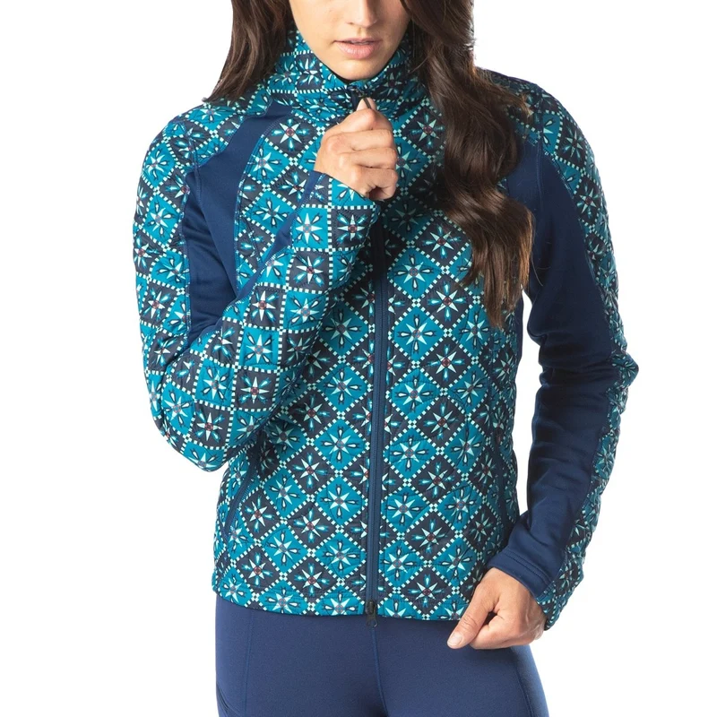 Kerrits Ladies Ride Lite Quilted Jacket Kodiak Nordic Horse / X-Large