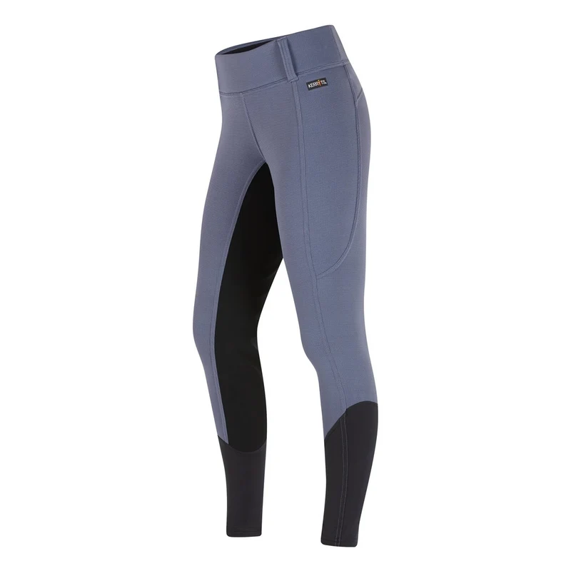 Kerrits Ladies Sit Tight Wind Pro Full Seat Breeches Blue Shadow / Medium