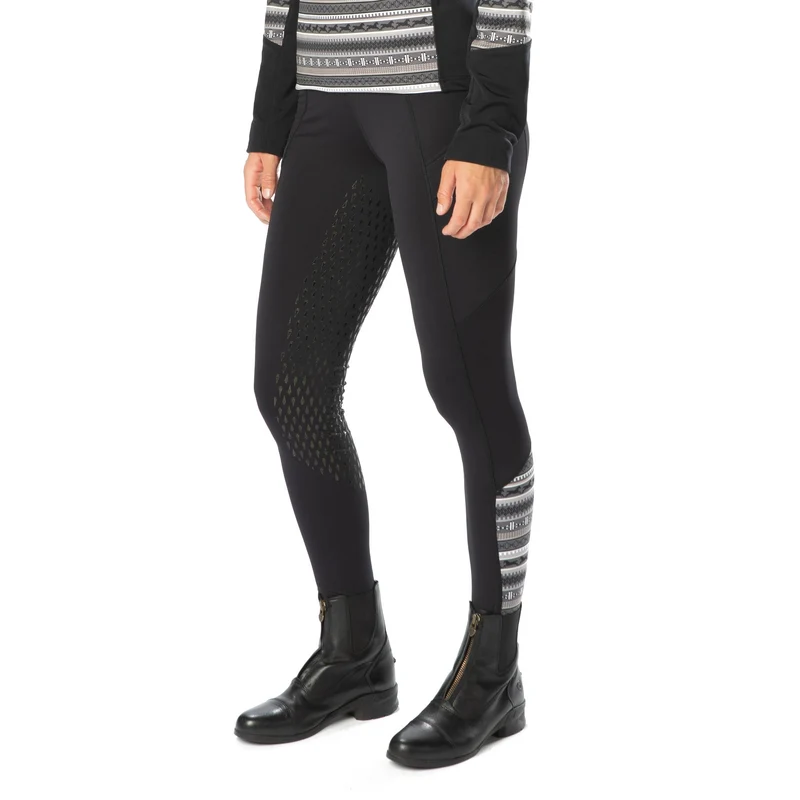 Kerrits Ladies Thermo Tech Full Leg Tights Black / Large