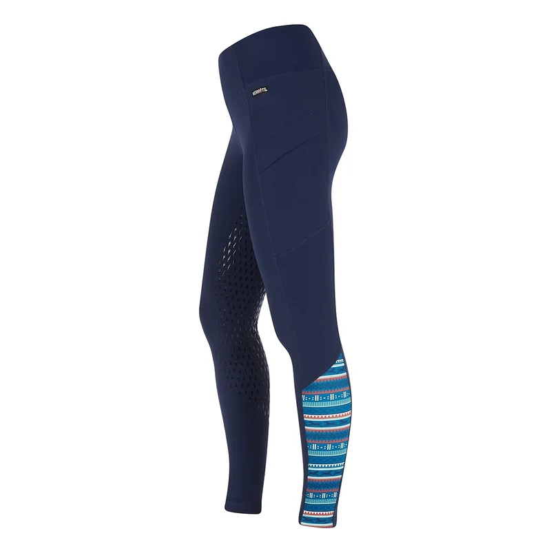 Kerrits Ladies Thermo Tech Full Leg Tights Navy / Medium