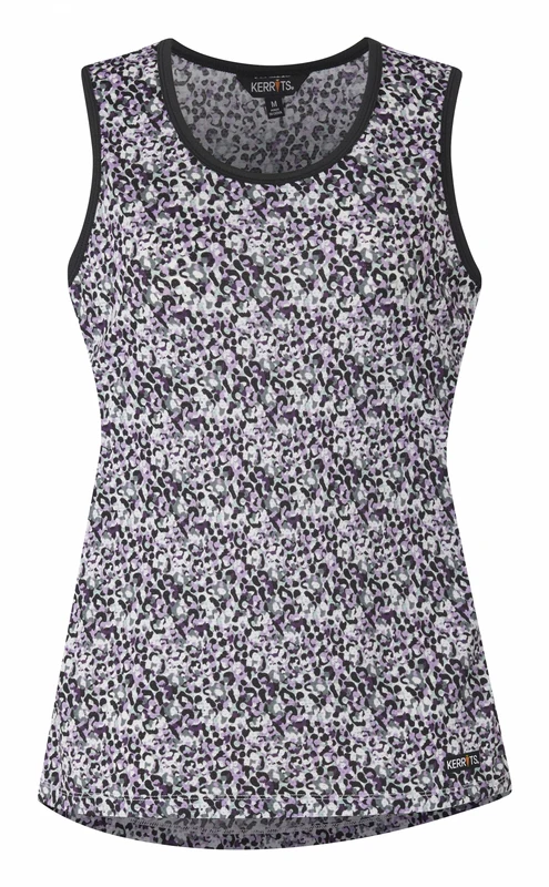 Kerrits Ladies Cool Ride Ice Fil Tank Top Juniper Field / X-Large