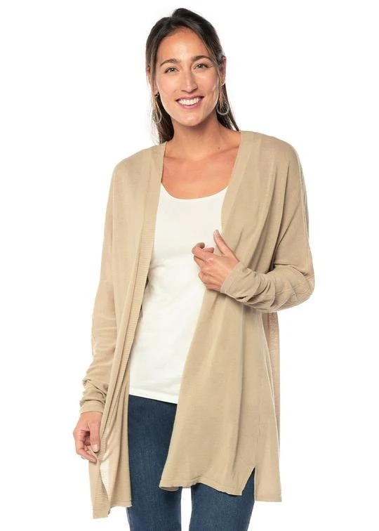 EQL by Kerrits Ladies Lucky Horseshoe Cardigan Khaki / Small/Medium