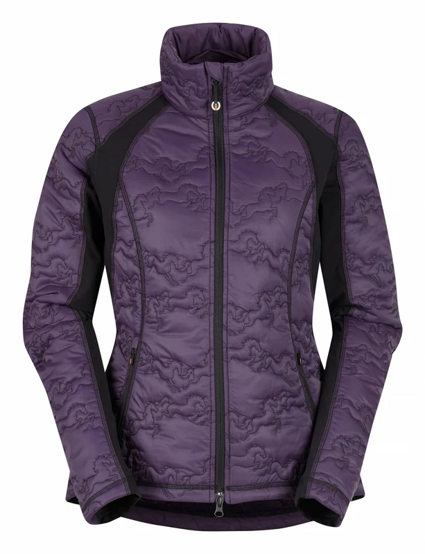 Kerrits Ladies Riders Delite Quilted Jacket Blackberry/Black / Large