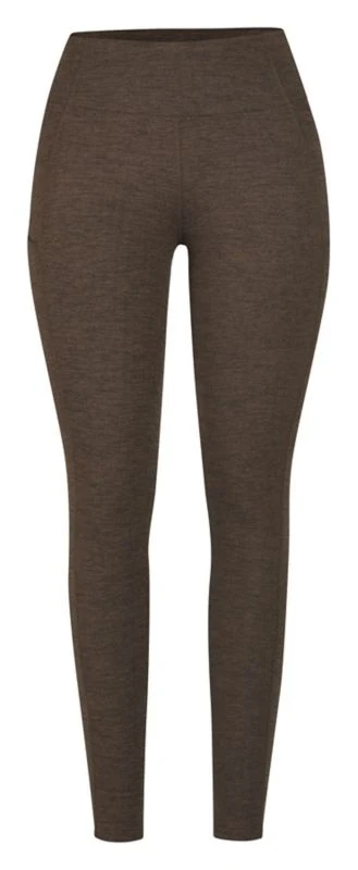 EQL by Kerrits Ladies Herringbone Leggings 1X-Larg Brownstone/Black / X-Large