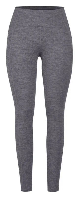 EQL by Kerrits Ladies Herringbone Leggings 1X-Larg Obsidian/Black / Small