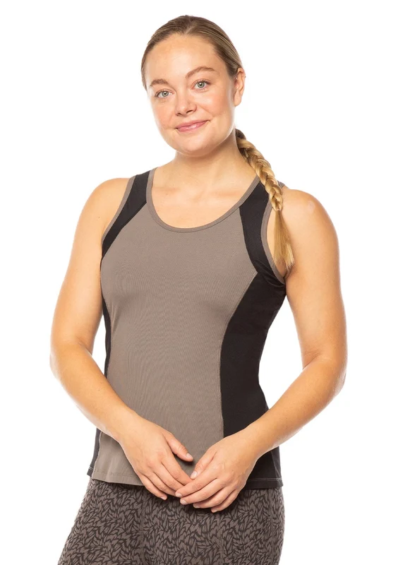 Kerrits Ladies Straight Line Sport Tank Top Sable / Large