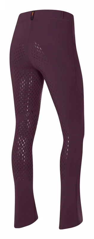 Kerrits Ladies Ice Fil Full Seat Bootcut Tights Raisin / 2X-Large
