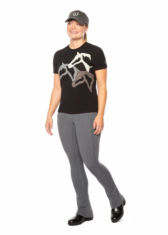 Kerrits Ladies Ice Fil Full Seat Bootcut Tights Shadow / Large