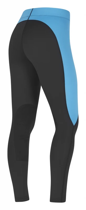 Kerrits Ladies Performance Tight Black/Seaside / 2X-Large