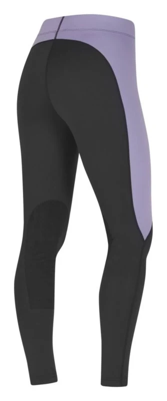 Kerrits Ladies Performance Tight Black/Wisteria / X-Small