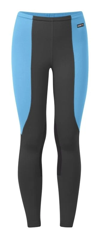 Kerrits Kids Knee Patch Tights Black/Seaside / X-Large