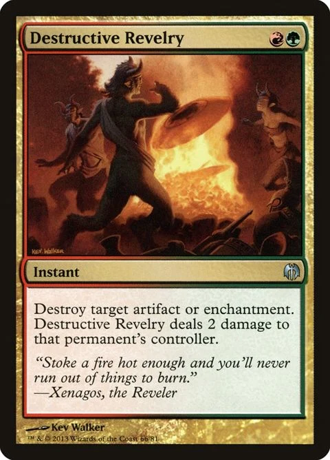 Destructive Revelry (66) Non-Foil / Near Mint