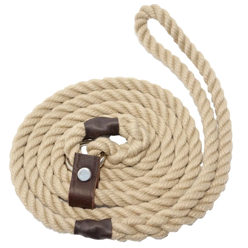 Bisley Natural Slip Dog Lead Natural / 10mm