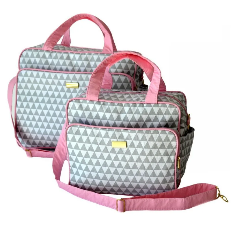 Bolsas 2 Peças Bebê Mala Rosa De Maternidade Menina/Menino