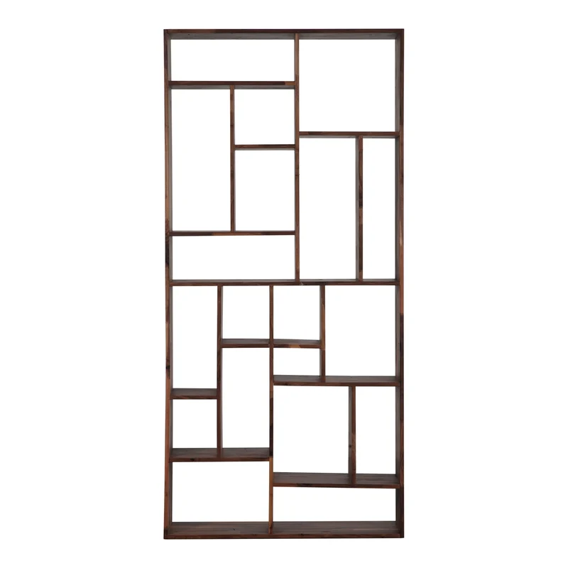 Moe's Home Collection - Redemption Shelf Walnut - BC-1025-03 Brown / 58" X 18" X 33"