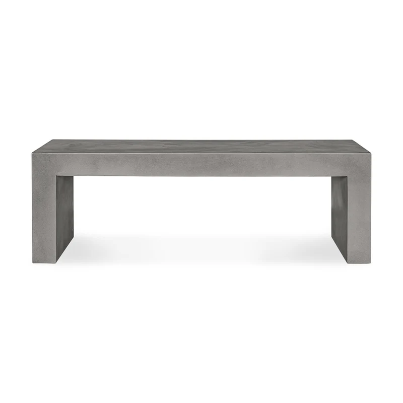 Moe's Home Collection - Lazarus Outdoor Bench Grey - BQ-1005-25 Grey / 19.5" X 19" X 30"