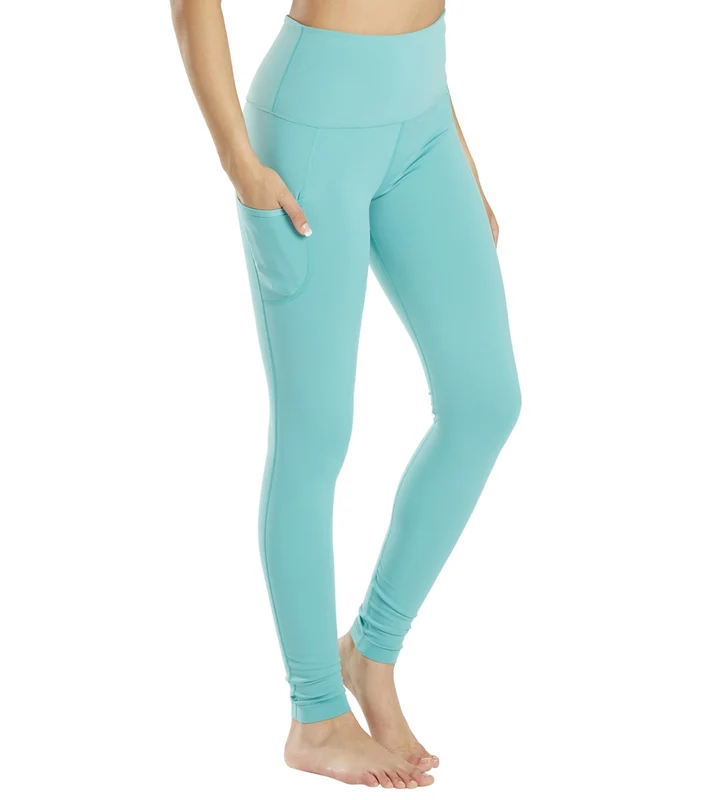 Everyday Yoga High Waisted Leggings 28" Agate Green / XX-Large