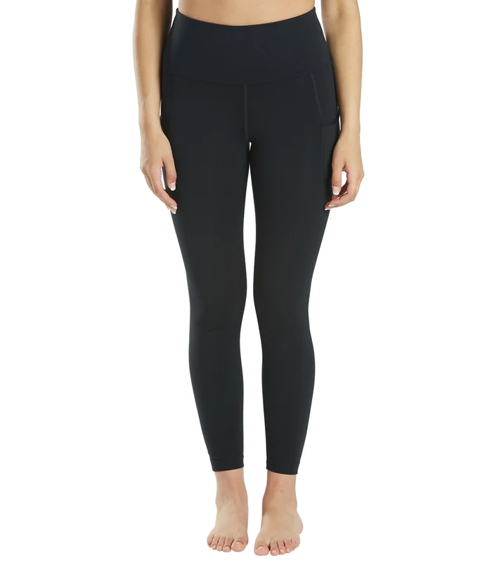 Everyday Yoga High Waisted 7/8 Leggings 25" Black / X-Large