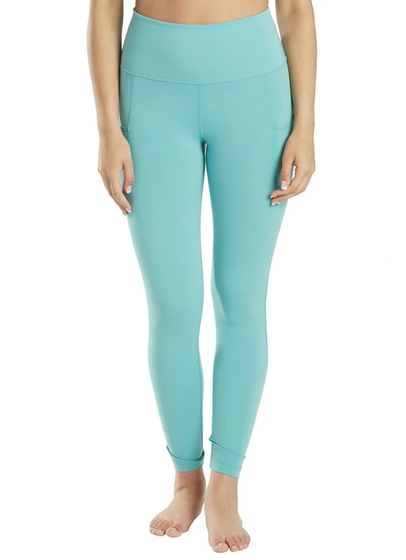 Everyday Yoga High Waisted 7/8 Leggings 25" Agate Green / Small