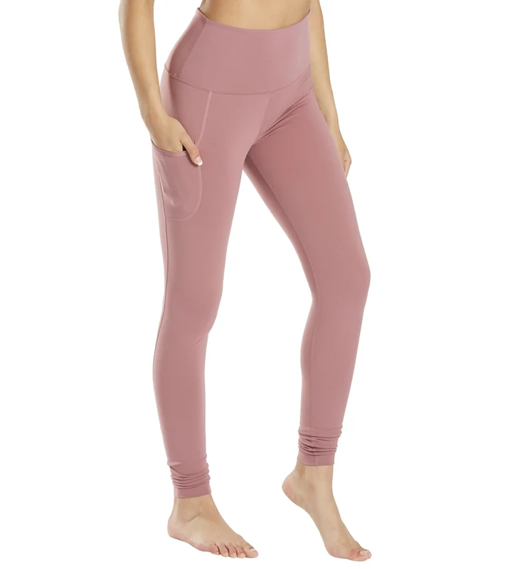 Everyday Yoga High Waisted Leggings 28" Dusty Rose / Medium