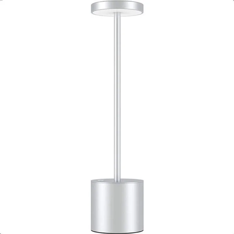 Candeeiro de mesa LED sem fio portátil USB recarregável (pra